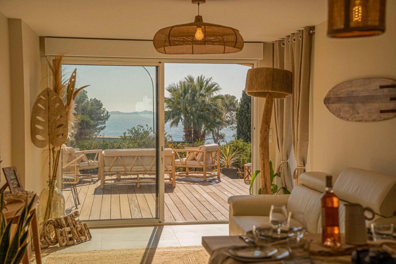 Logement Vue Mer Splendide - Situe A 50 Metres Du Bord De Mer Et 2 Minutes Des Plages - Bandolina Exteriör bild