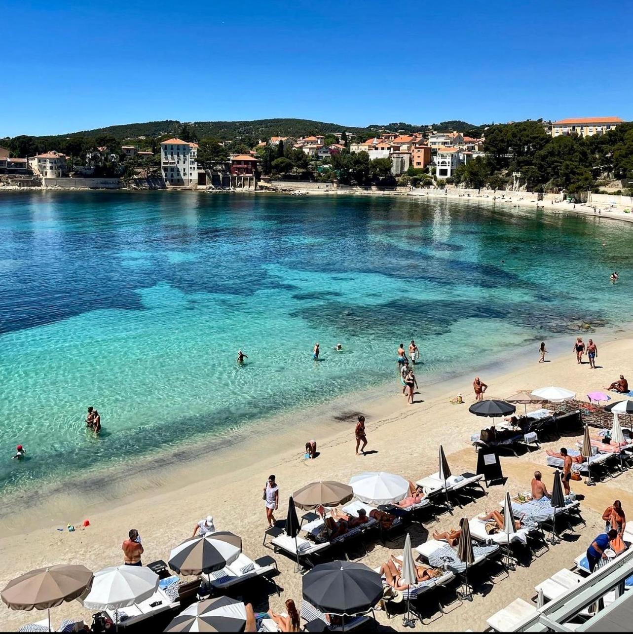 Logement Vue Mer Splendide - Situe A 50 Metres Du Bord De Mer Et 2 Minutes Des Plages - Bandolina Exteriör bild