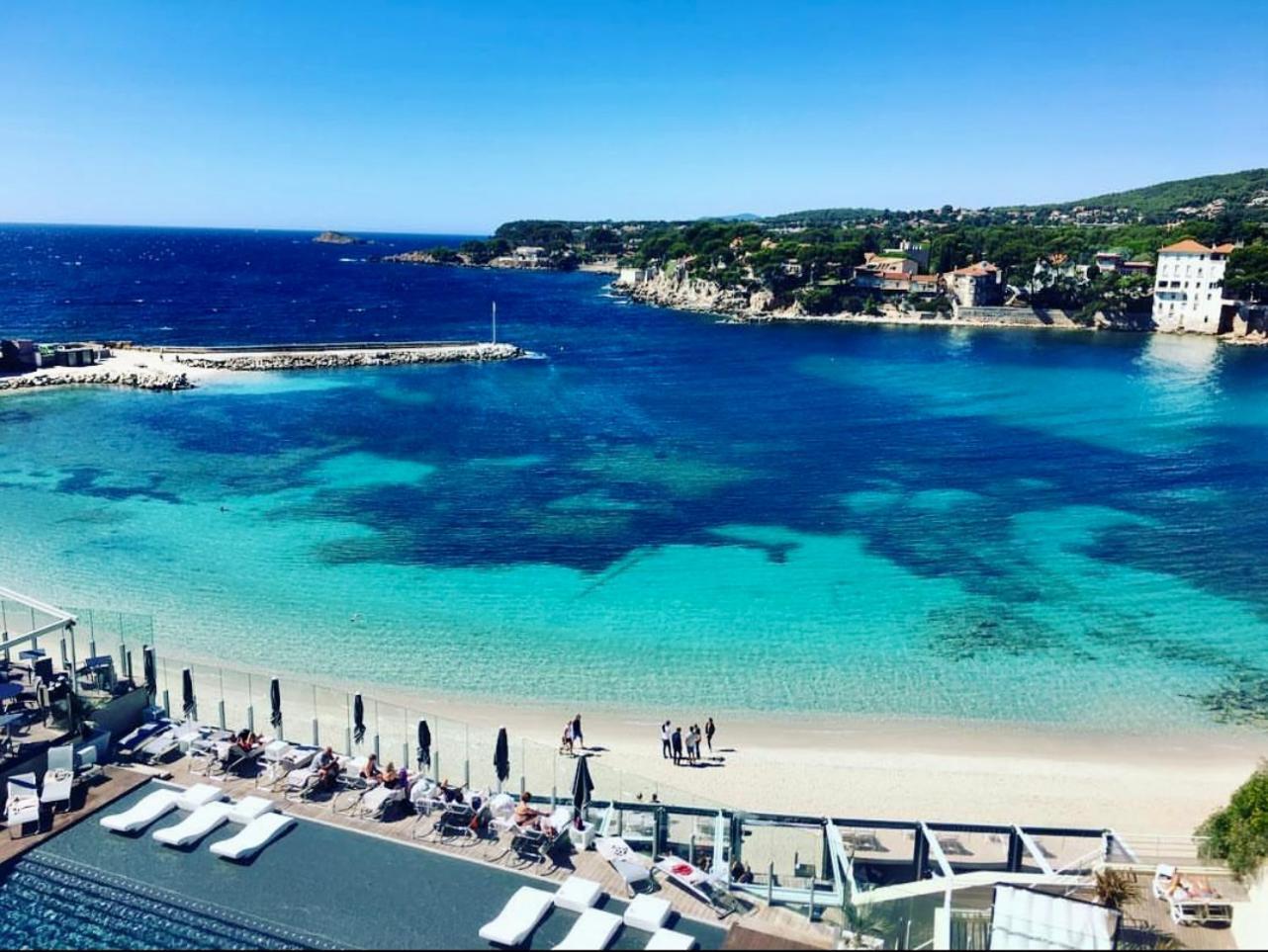 Logement Vue Mer Splendide - Situe A 50 Metres Du Bord De Mer Et 2 Minutes Des Plages - Bandolina Exteriör bild